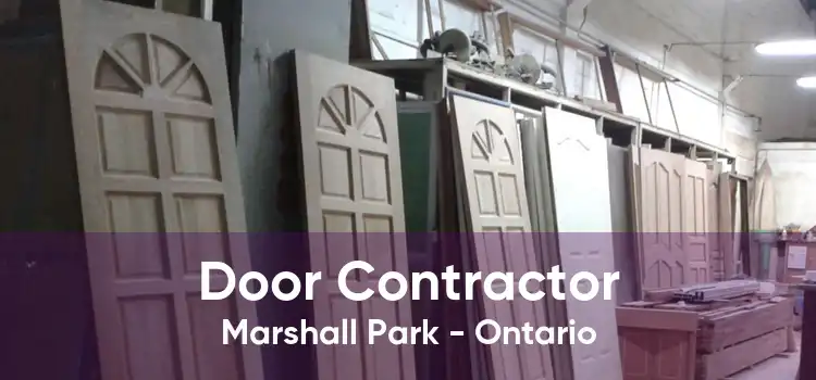 Door Contractor Marshall Park - Ontario