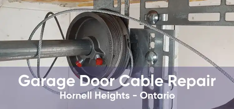 Garage Door Cable Repair Hornell Heights - Ontario