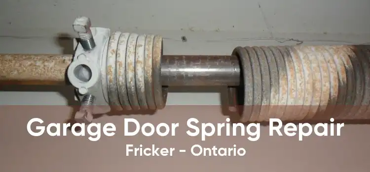 Garage Door Spring Repair Fricker - Ontario