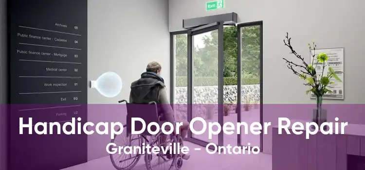 Handicap Door Opener Repair Graniteville - Ontario