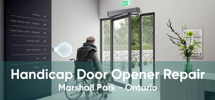 Handicap Door Opener Repair Marshall Park - Ontario