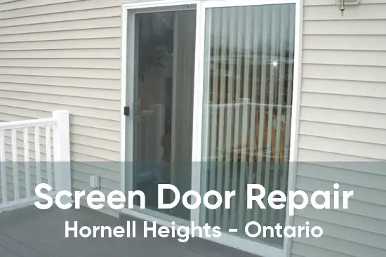 Screen Door Repair Hornell Heights - Ontario