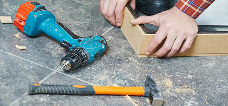 broken door frame repair Tweedsmuir