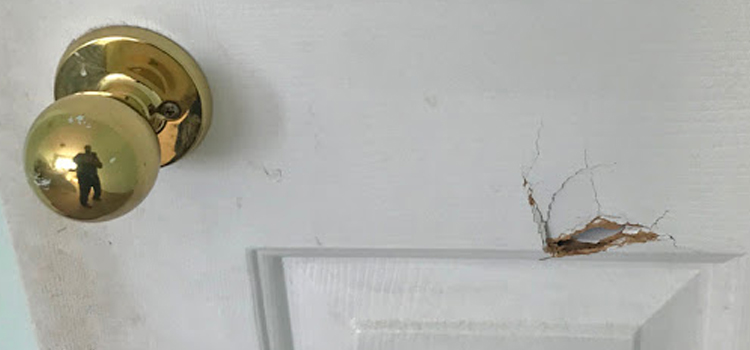 interior door hole repair Tweedsmuir