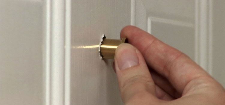 peephole door repair in Tweedsmuir